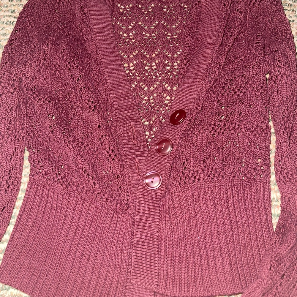 Lace sweater